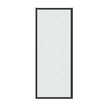 Душевая перегородка Grossman Cosmo 200.K33.02.90.21.02 90х195 стекло текстурное профиль черный матовый